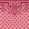 Dollhouse Miniature Wallpaper: Oak Lawn, Red